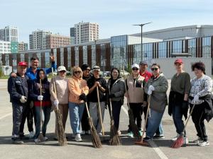 «QAZAQSTAN» ЖЕҢІЛ АТЛЕТИКАЛЫҚ СПОРТ КЕШЕНІНІҢ ҚЫЗМЕТКЕРЛЕРІ «ТАЗА ҚАЗАҚСТАН» АКЦИЯСЫ АЯСЫНДАҒЫ ҚАЛАЛЫҚ СЕНБІЛІККЕ ҚАТЫСТЫ